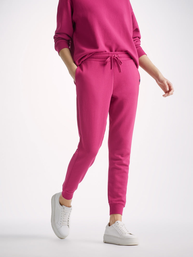 Women's Sweatpants Quinn Cotton Modal Stretch Berry - 2