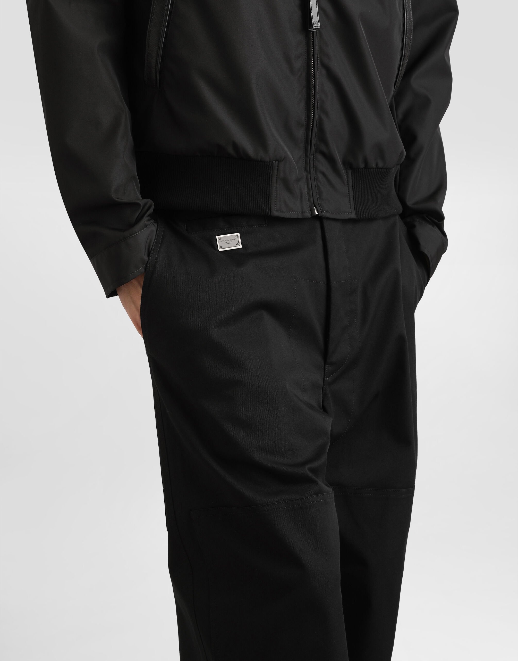 Cotton cargo pants with tag - 4
