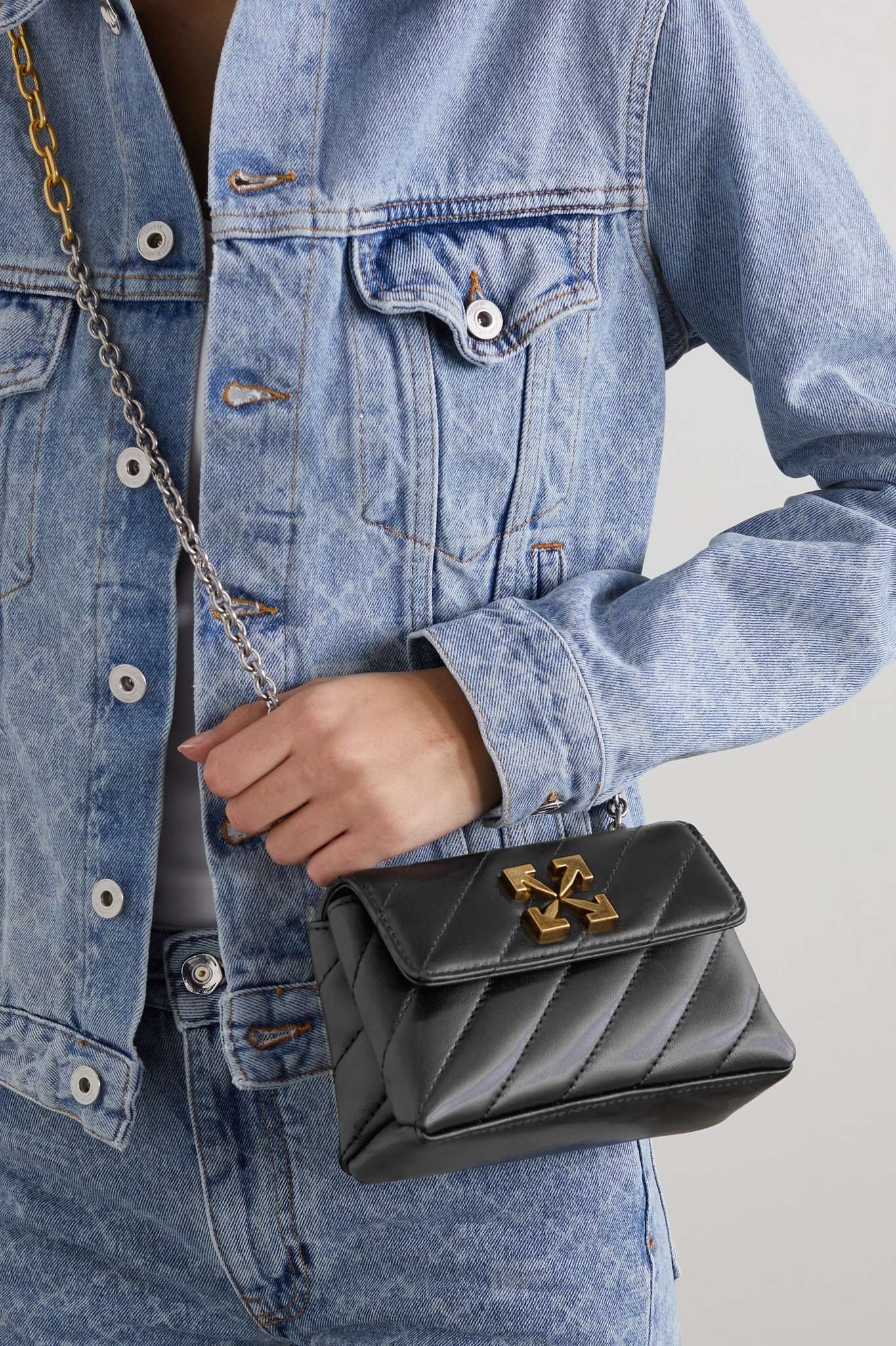 Arrows quilted crossbody bag - 3