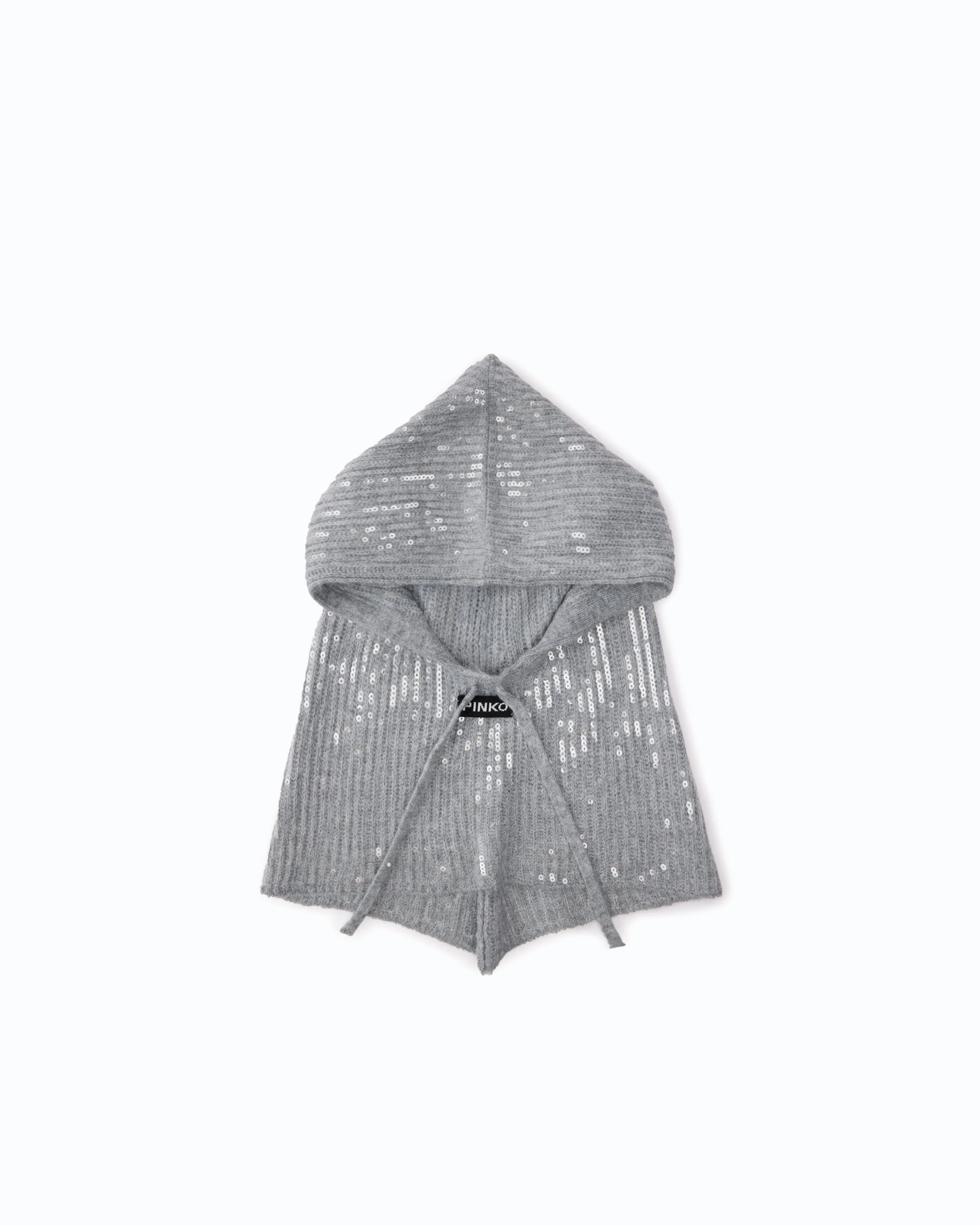 BALACLAVA WITH DRAWSTRING AND SEQUINS - 1