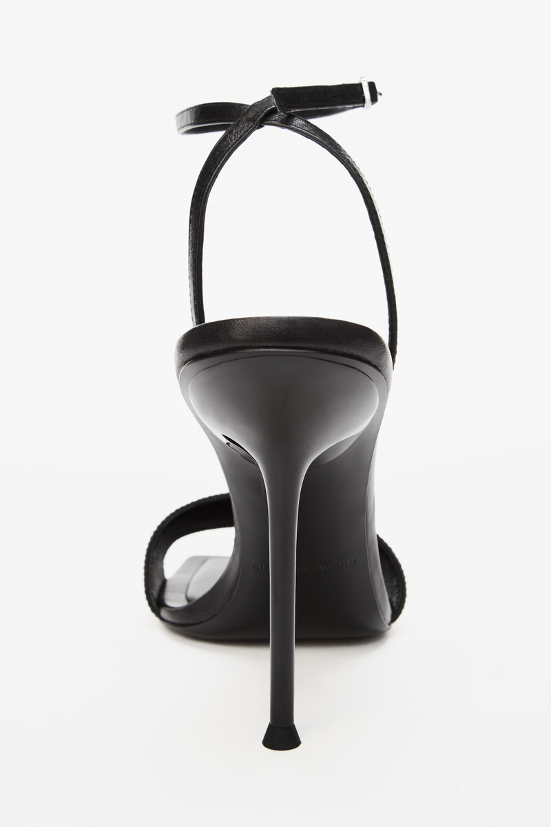 JULIE CRYSTAL LOGO STRAP SANDAL 5