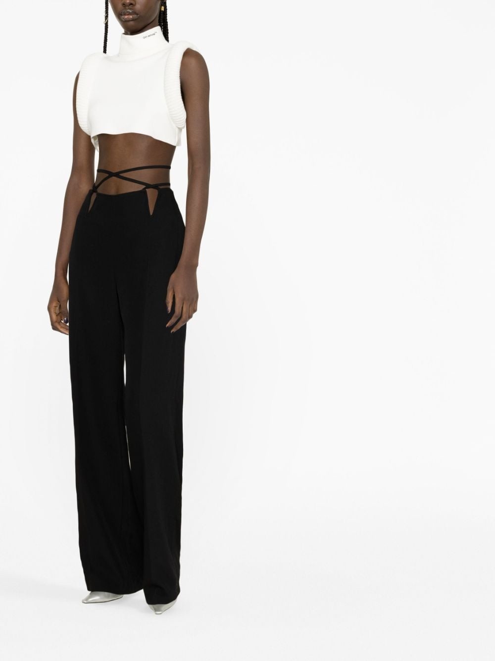 V-Wire straight-leg trousers - 2