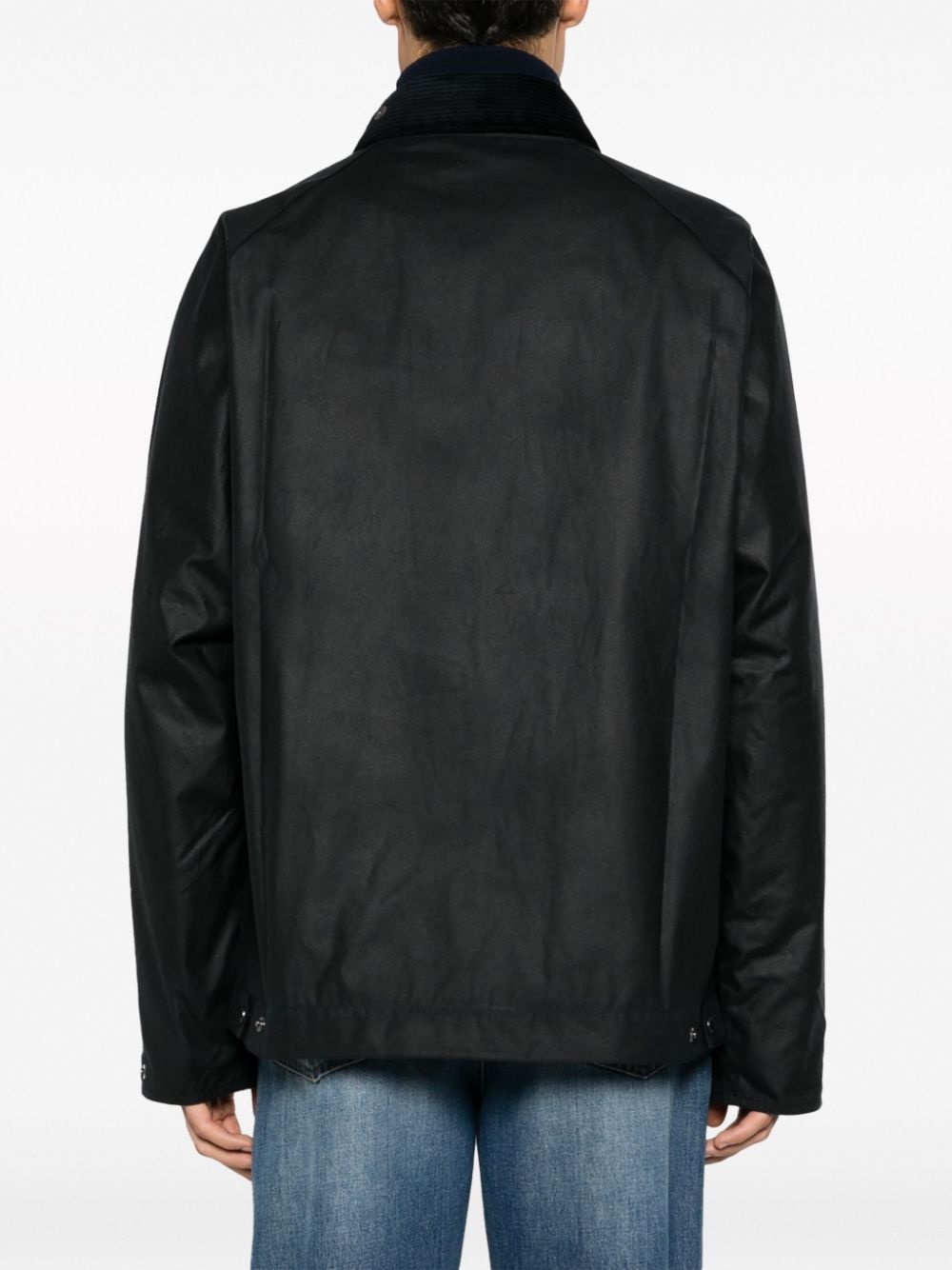 corduroy-collar cotton jacket - 4