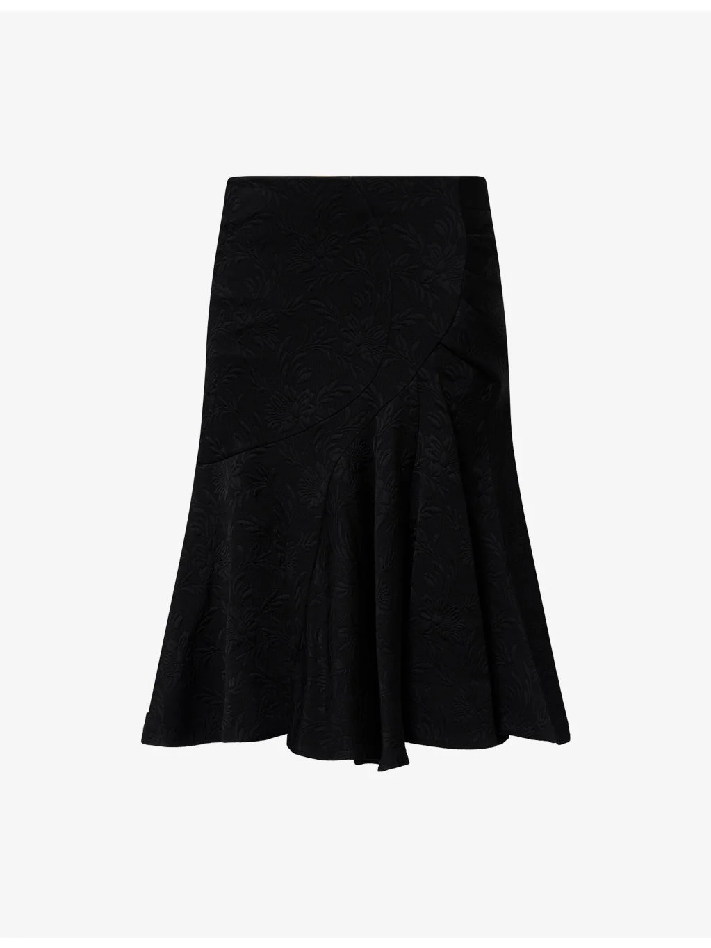 Sibel Jacquard Cotton-Blend Midi Skirt - 1