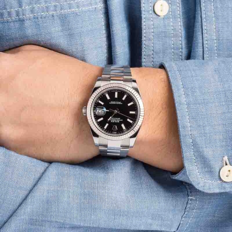 Rolex Datejust 41 Ref 126334 Black Dial Oyster Band - 5