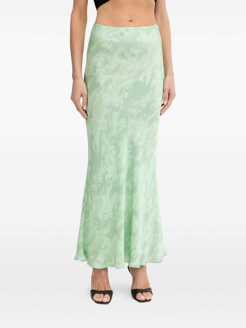 printed bias-cut midi skirt 1