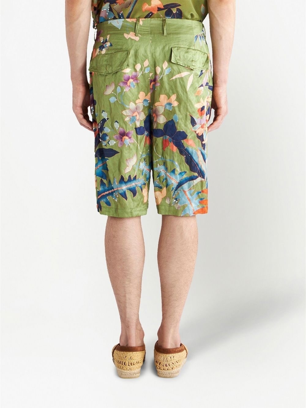 floral-print deck shorts - 4