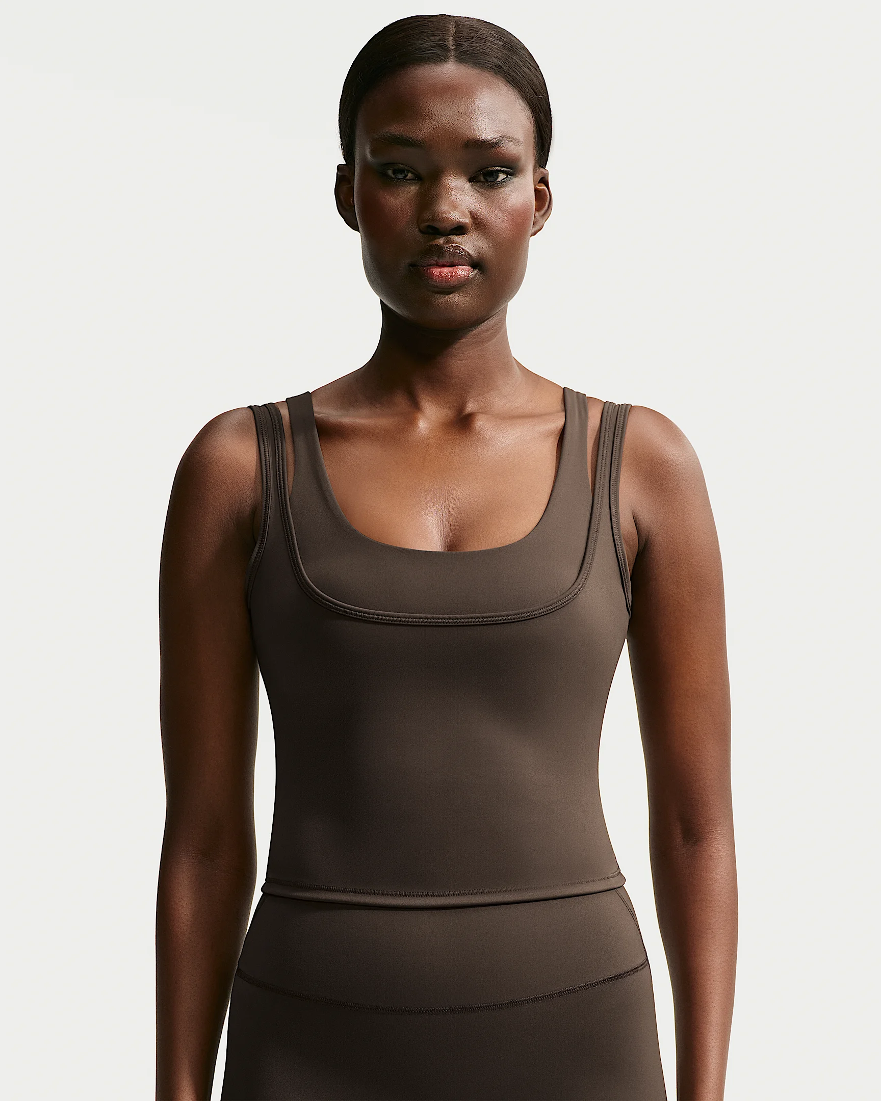 NikeSKIMS Matte Women's Double-Strap Scoop Tank Top - 1