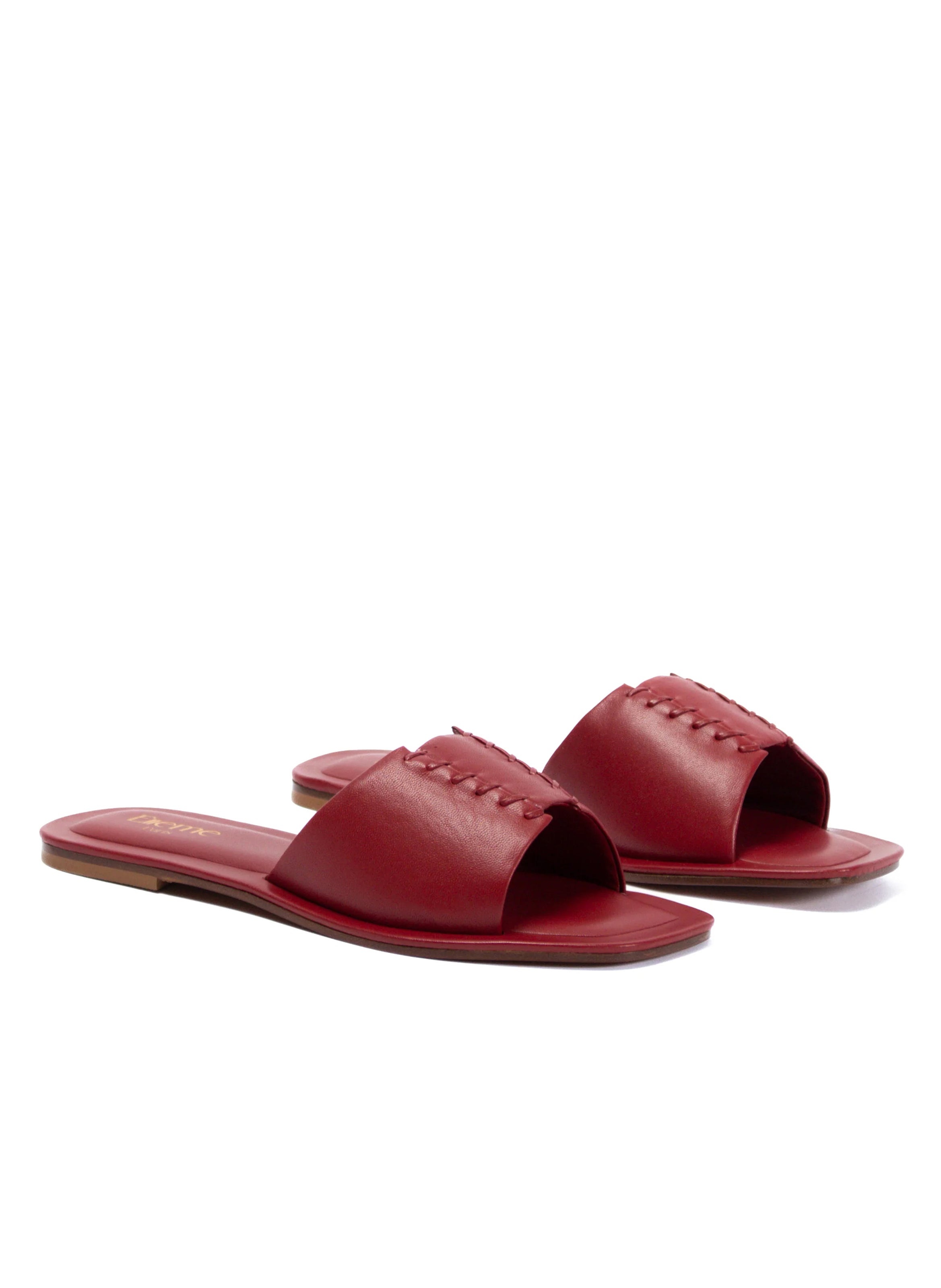 Sandal Stitch Berry Red - 1