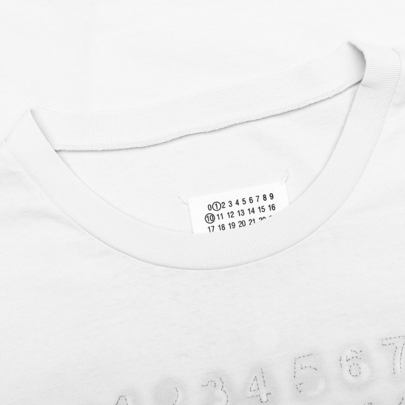EMBROIDERED LOGO T-SHIRT - ECRU - 3