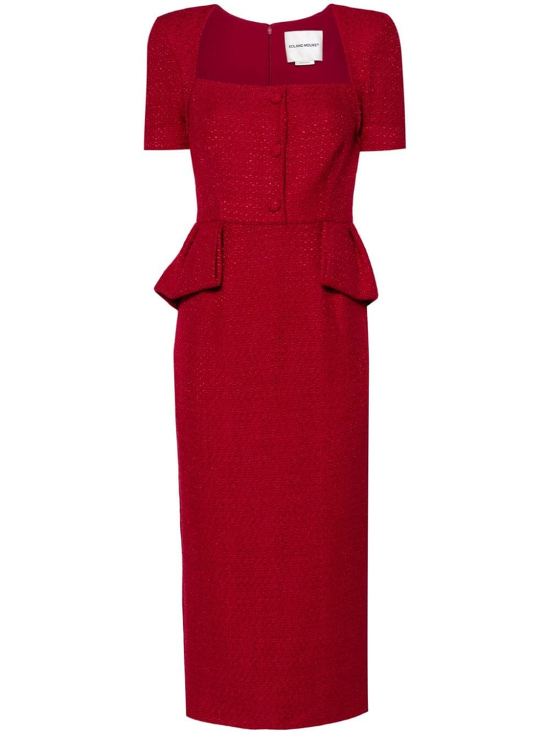 bouclé midi dress 1