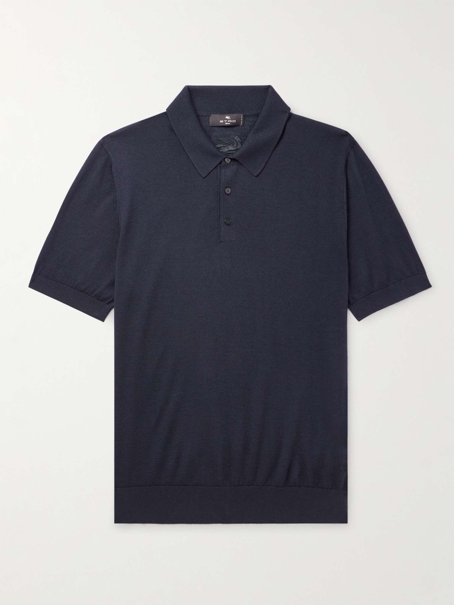 Cashmere and Silk-Blend Polo Shirt - 1