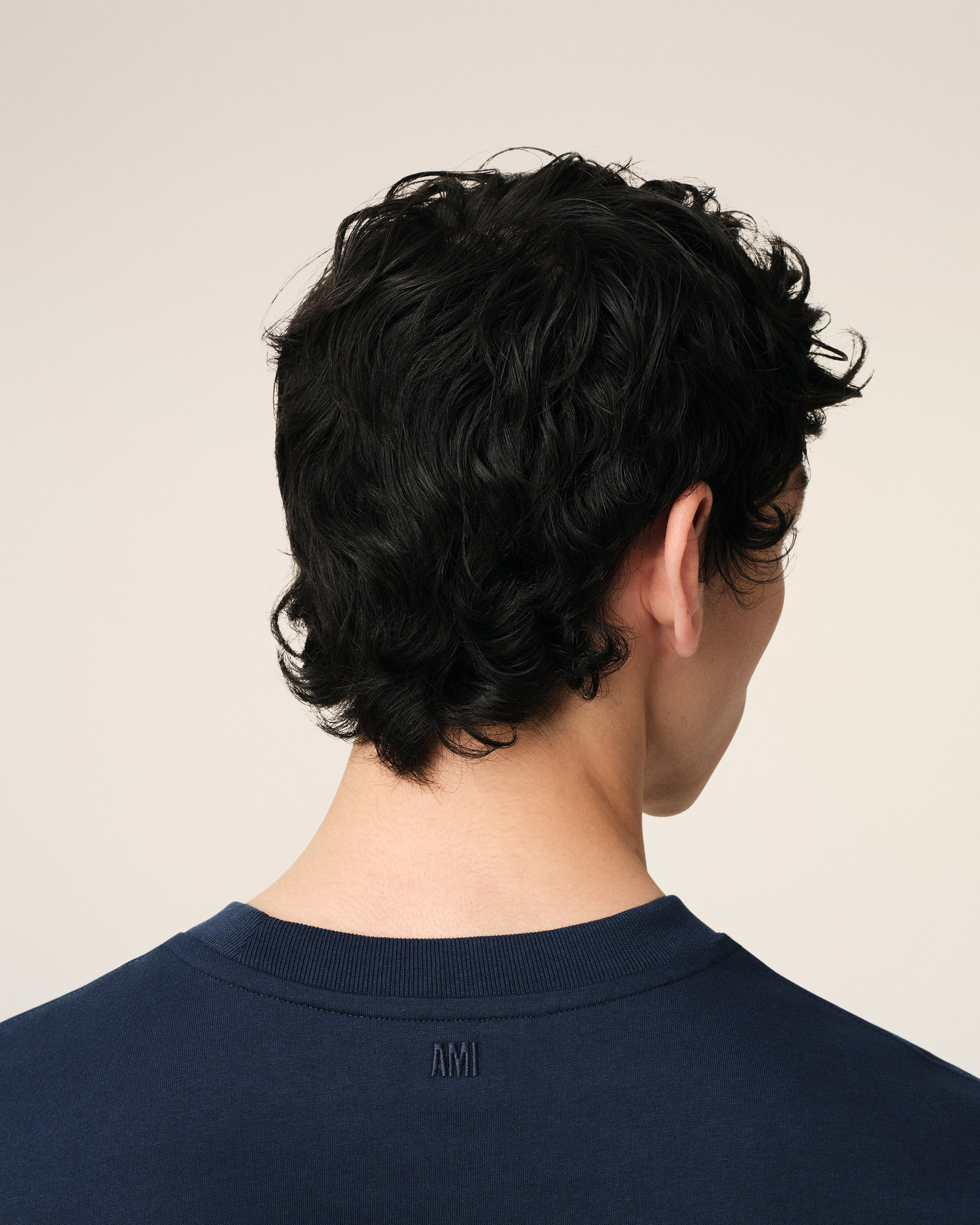 NAVY COTTON AMI DE COEUR T-SHIRT - 9