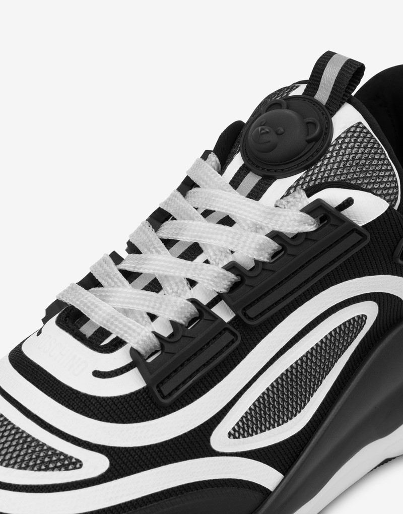 TEDDY RUN STRETCH JERSEY SNEAKERS 5