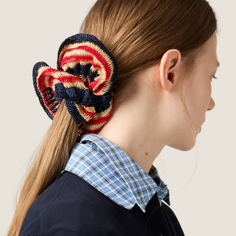 Miu Miu Crochet scrunchie outlook