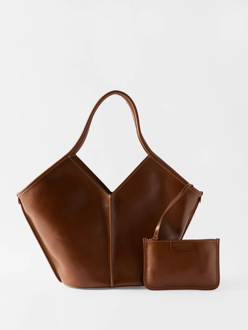 Calella leather tote bag - 6