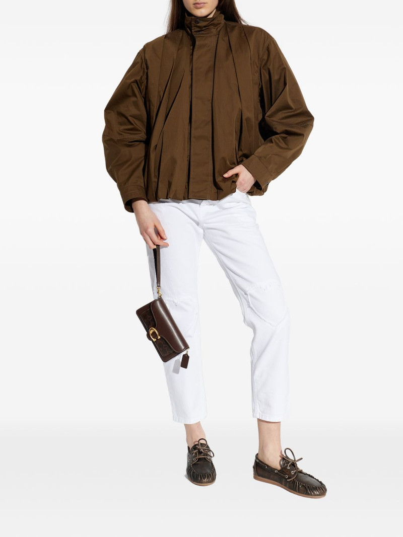 Moschino heart frayed jeans outlook