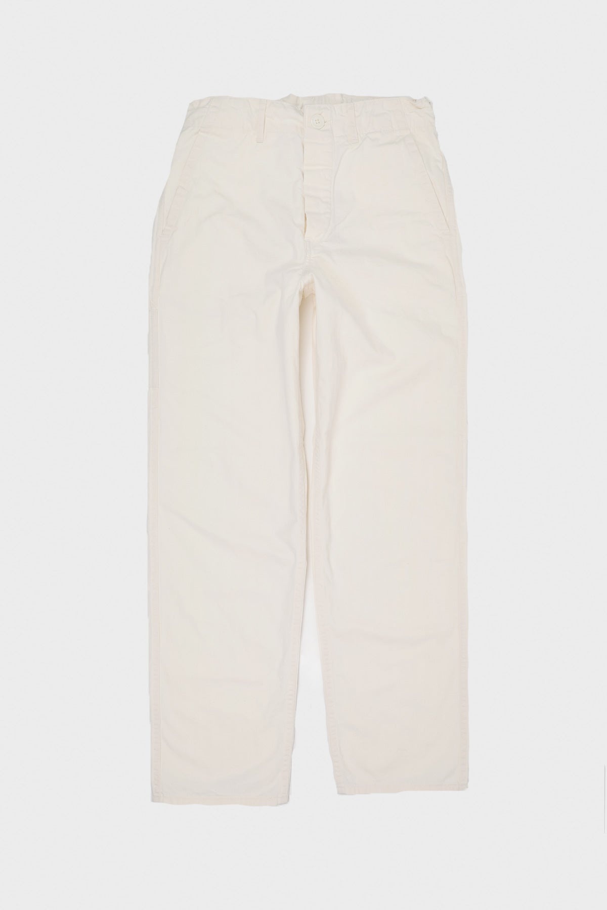 French Work Pants - Ecru - 1