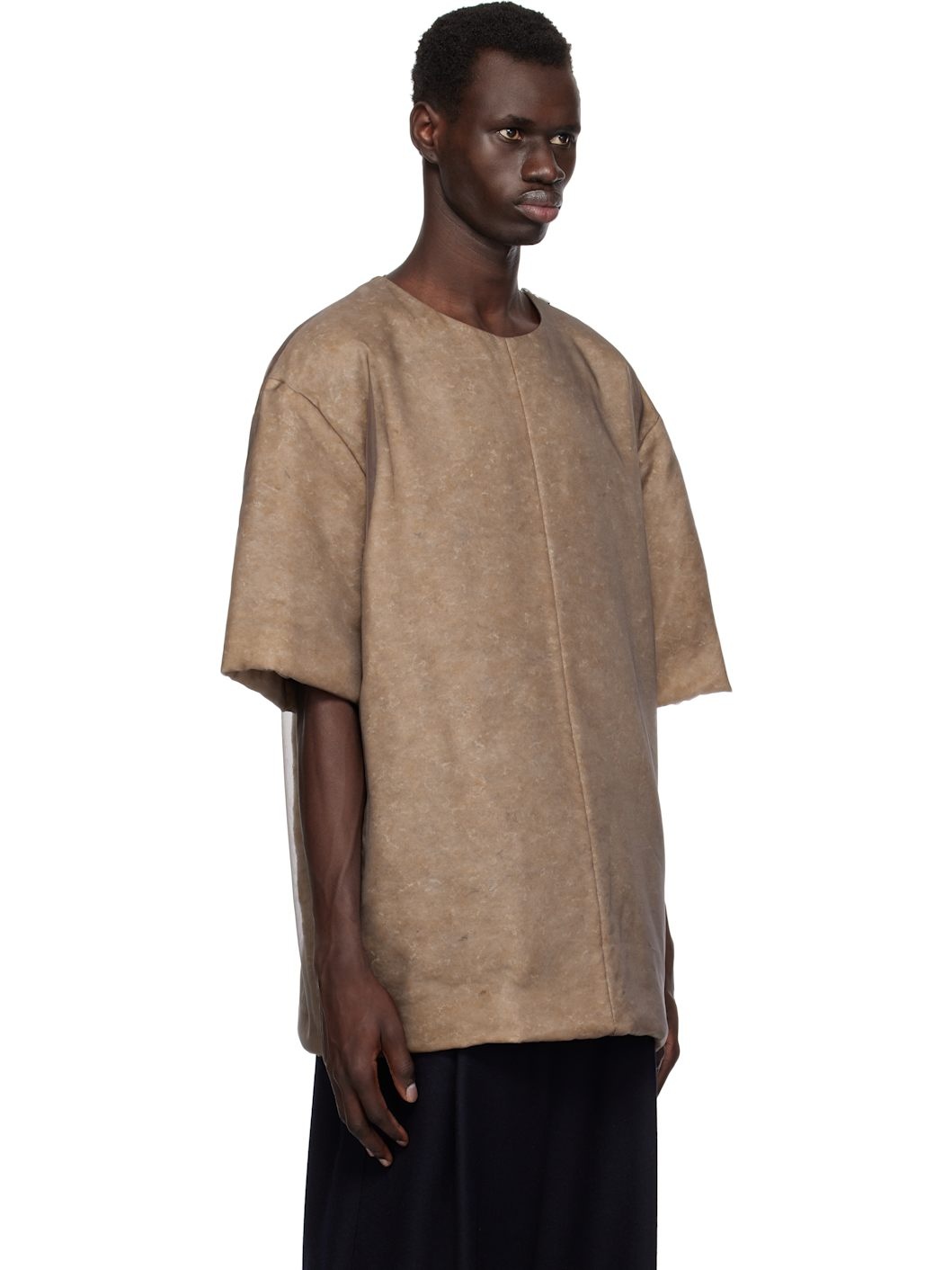 Brown Padded T-shirt - 2