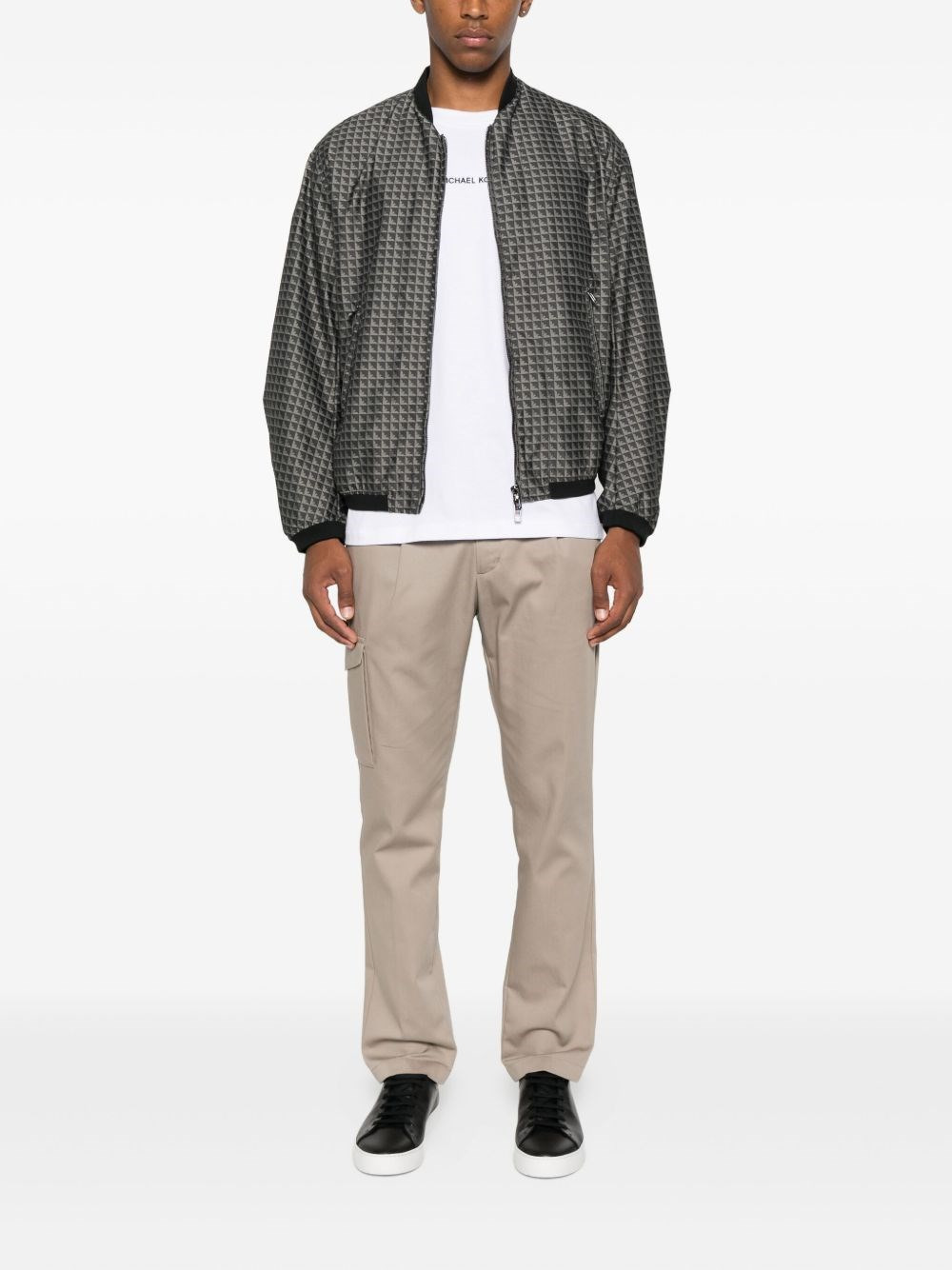 Allover logo bomber jacket - 2