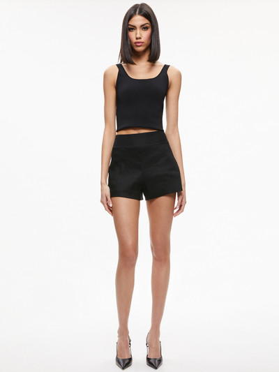 Alice + Olivia DONALD HIGH WAISTED SHORT outlook