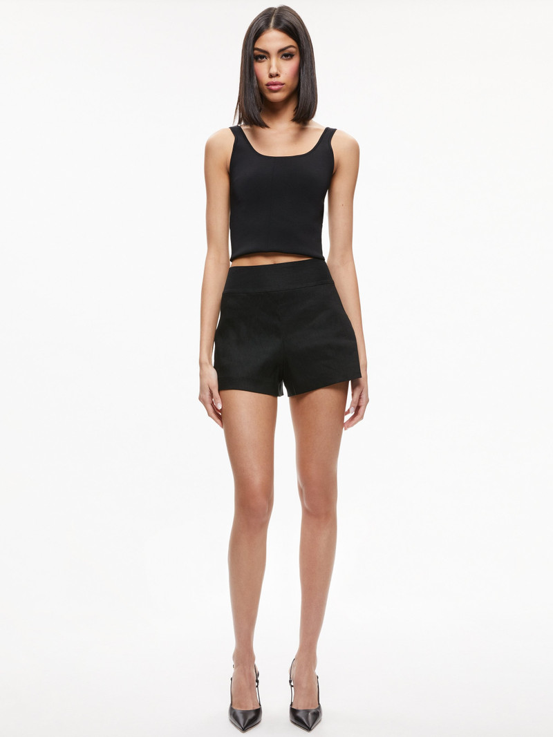 Alice + Olivia DONALD HIGH WAISTED SHORT outlook