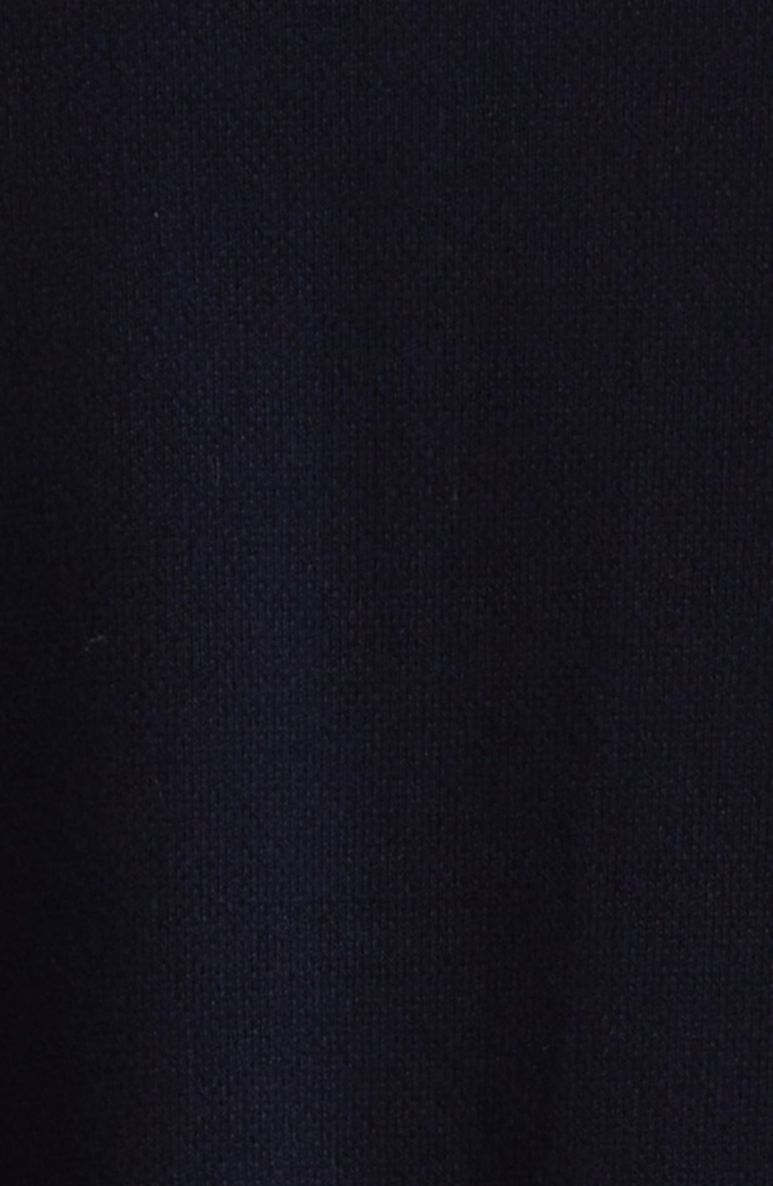 Moncler Logo Embroidered Cotton Sweater in Navy at Nordstrom - 6