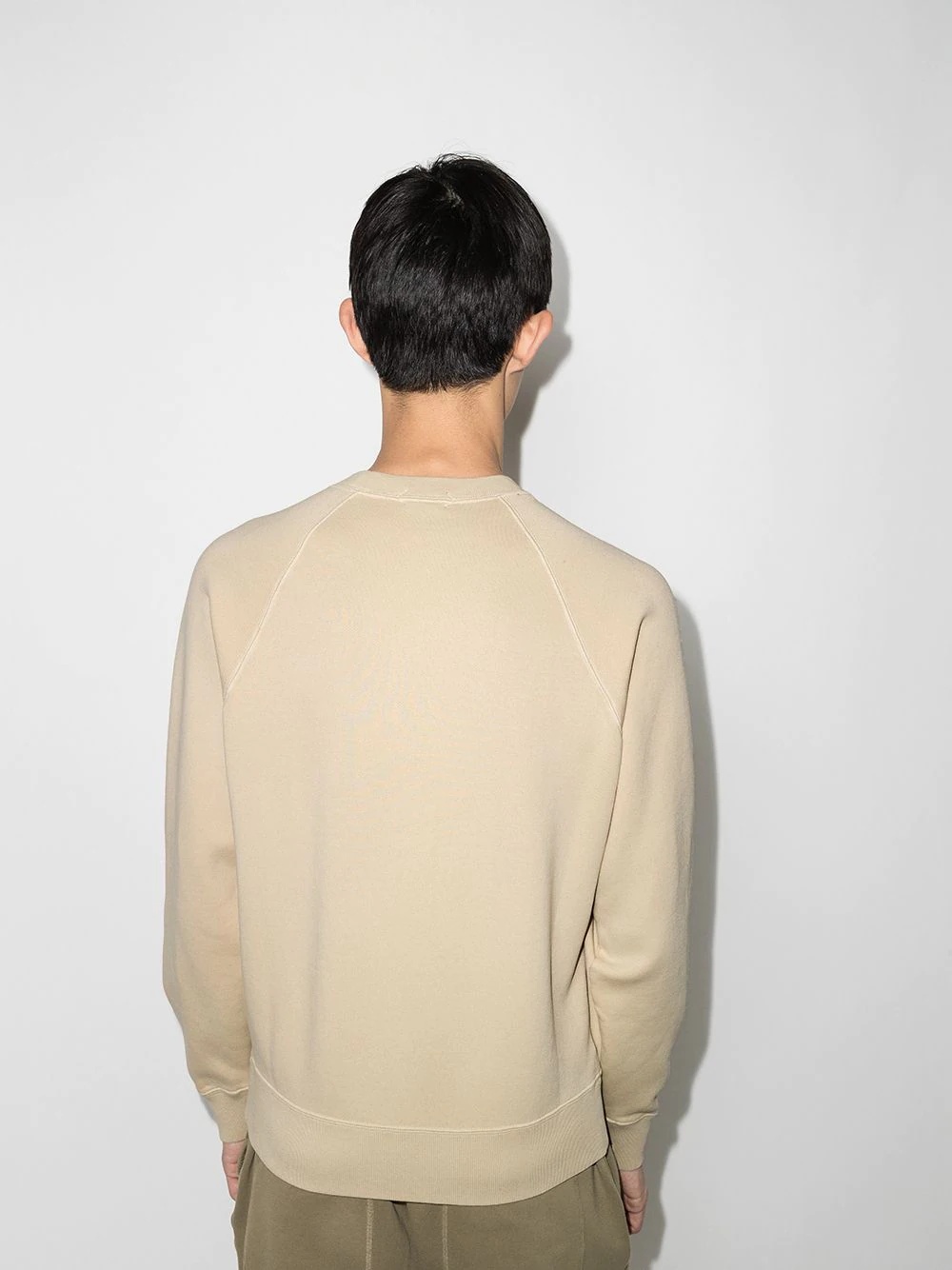 dyed raglan sleeves sweatshirt - 3