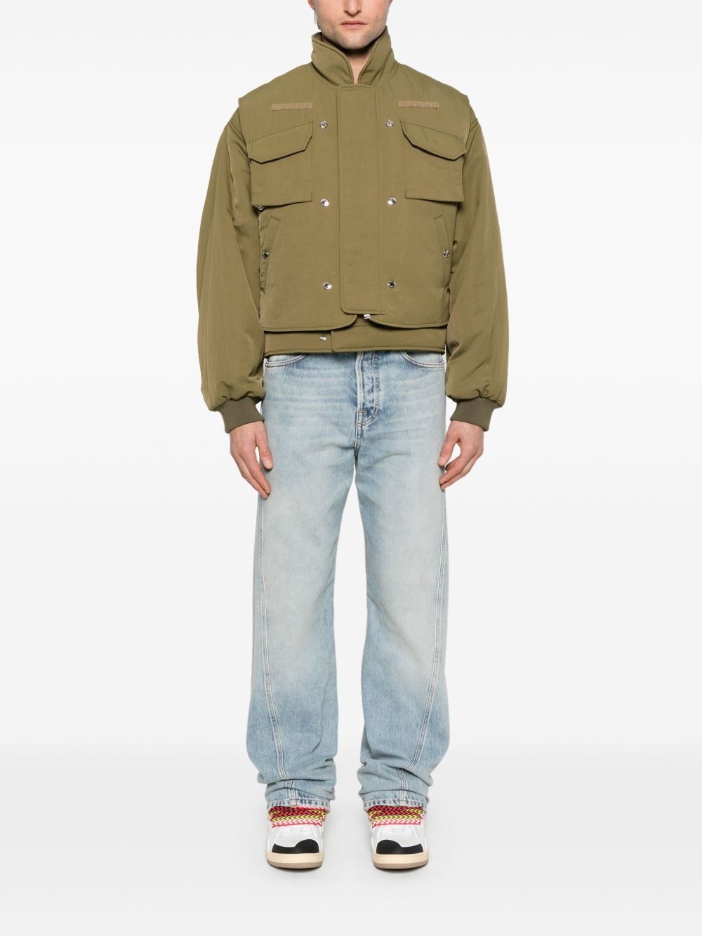 seam-detail jeans - 2