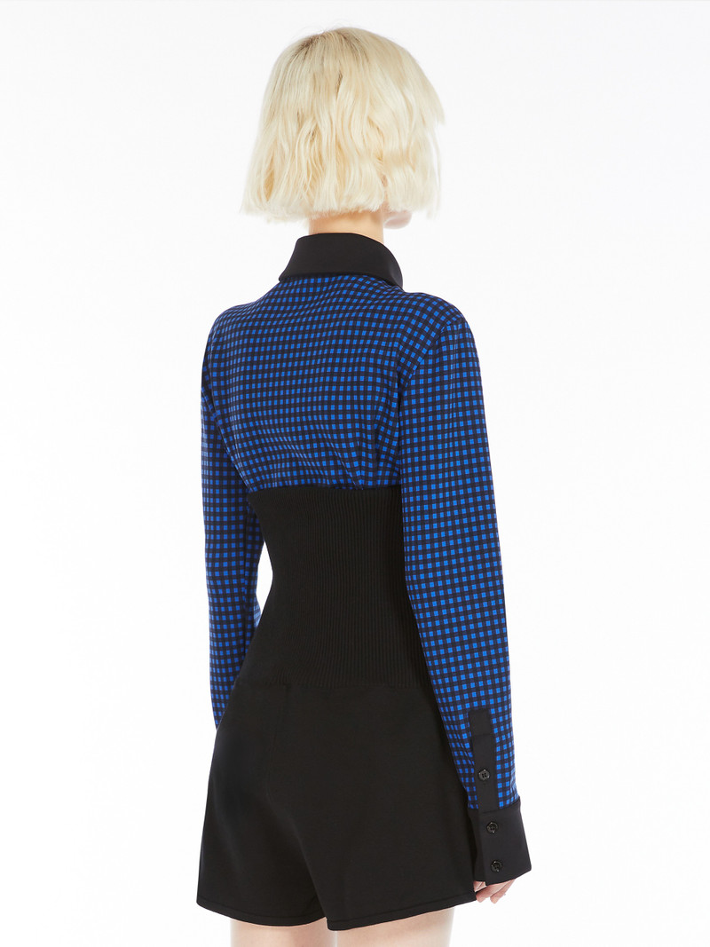 TEGLIA Stretch knit fabric shorts 4