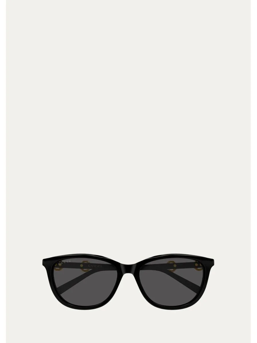 Generation Horsebit 56MM Round Sunglasses - 1