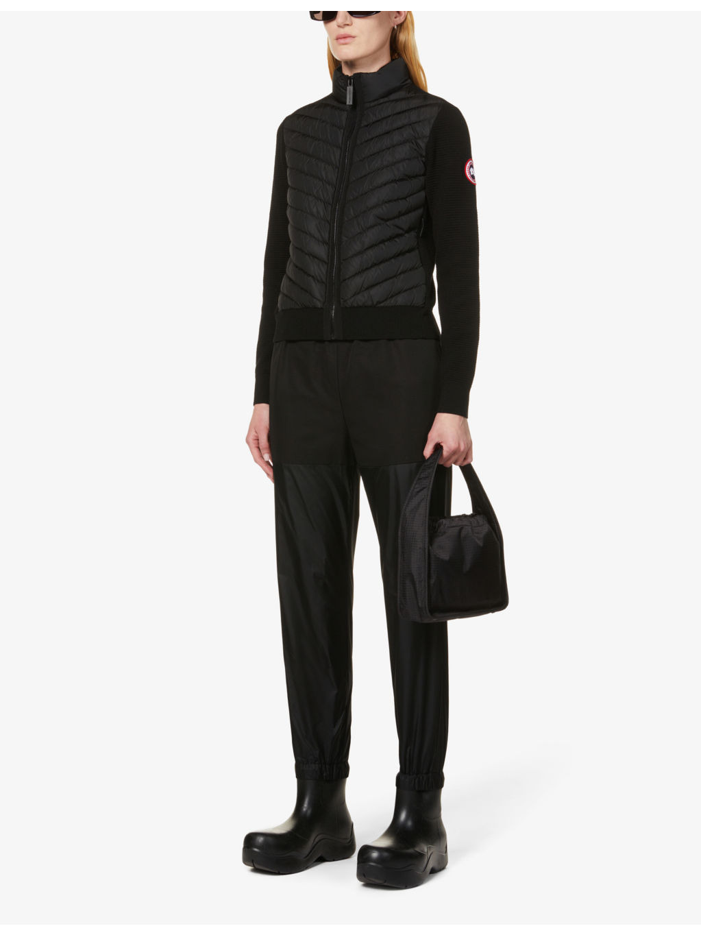 HyBridge padded shell-down and wool jacket - 2