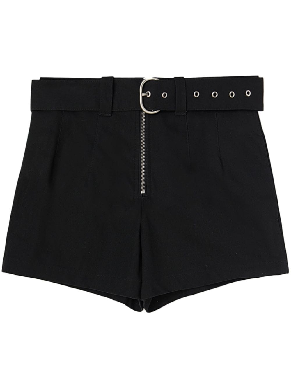 belted tailored shorts - 1