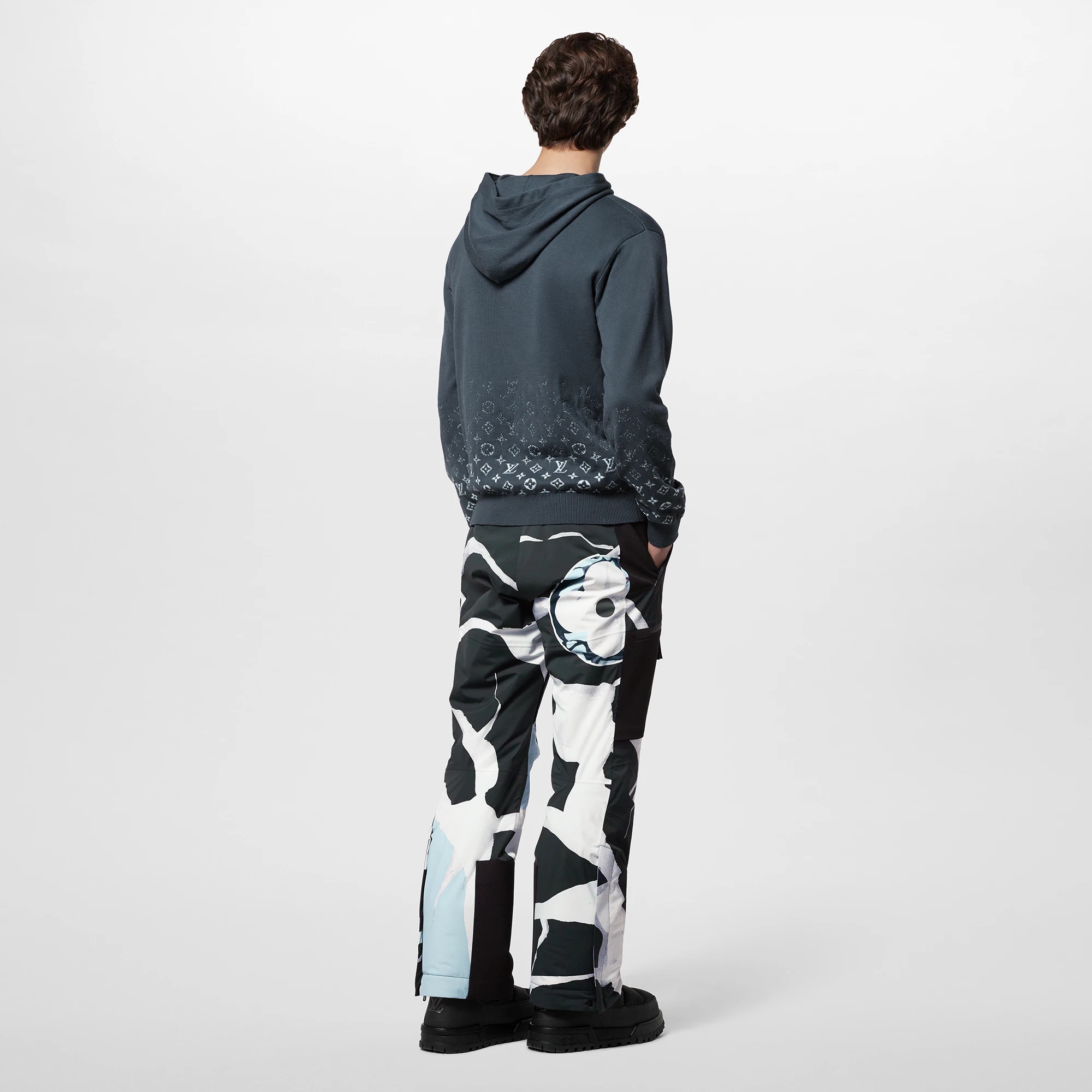 Gradient Cotton Hoodie - 3