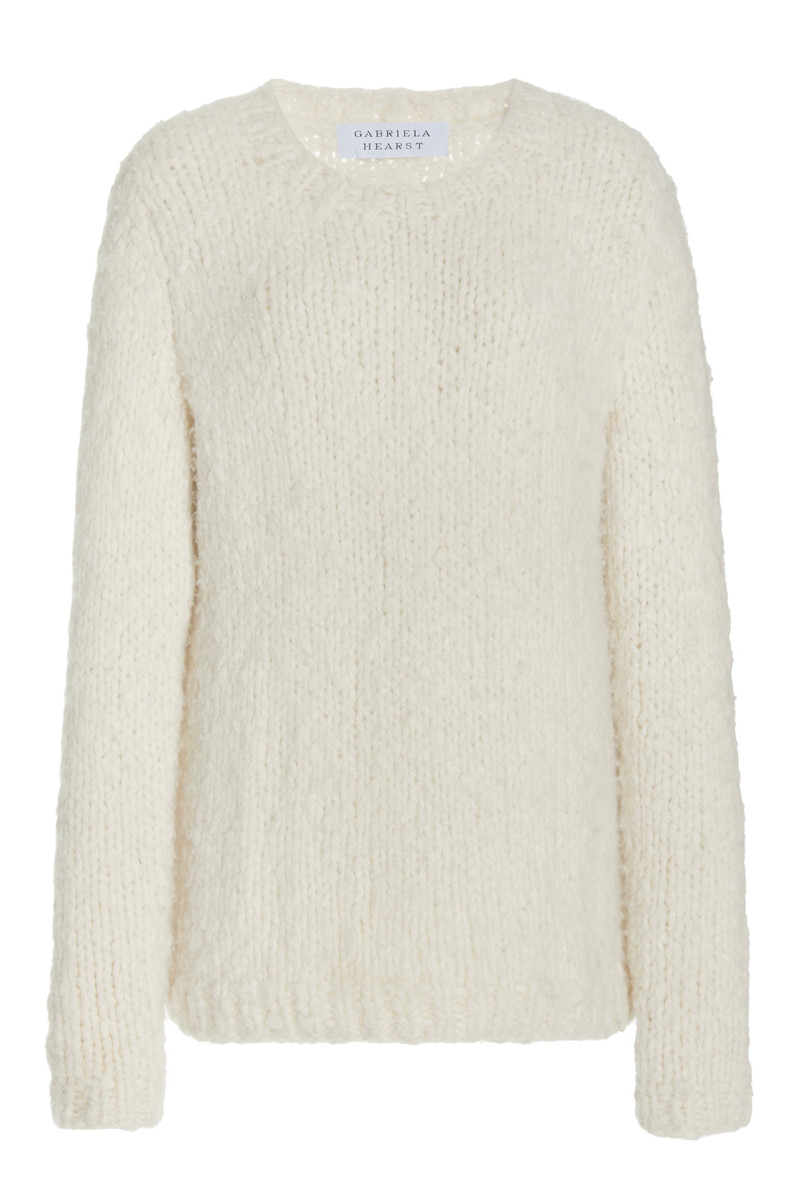 Lawrence Knit Sweater in Ivory Welfat Cashmere - 1