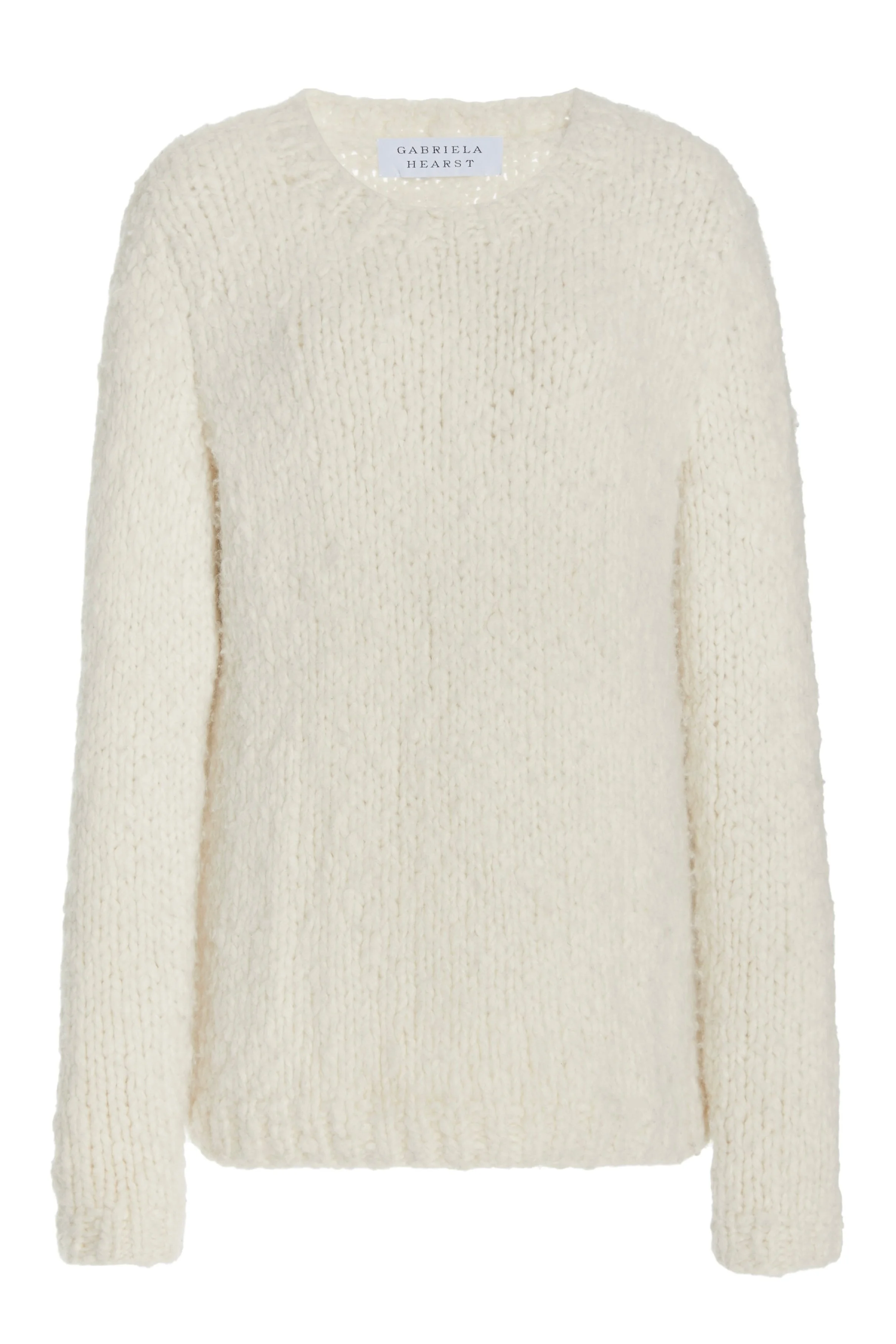 Lawrence Sweater in Ivory Welfat Cashmere - 1