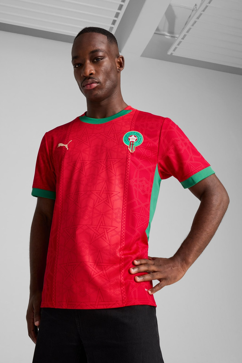 PUMA Morocco 2025 Men's Home Replica Soccer Jersey outlook