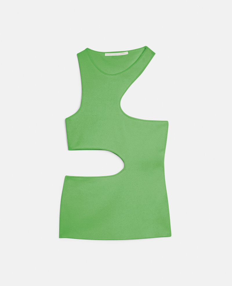Compact Knit Cut‐Out Top 1