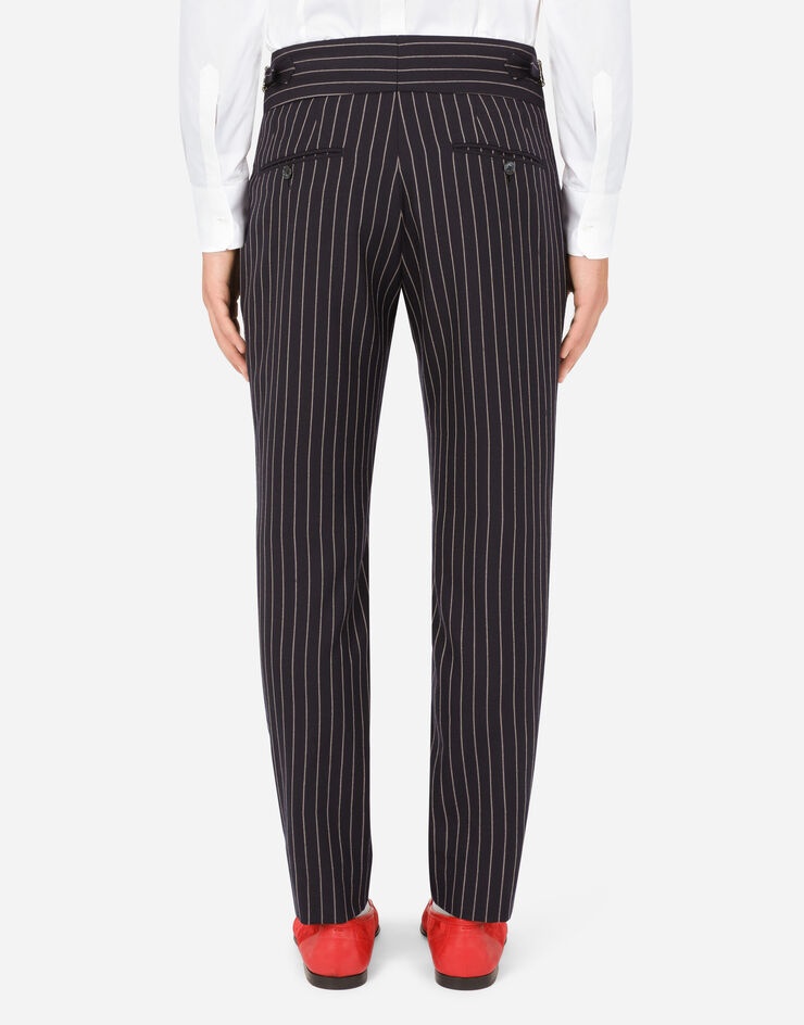 Pinstripe wool pants - 2