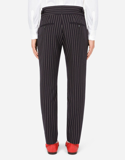 Dolce & Gabbana Pinstripe wool pants outlook