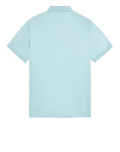 Stone Island 21717 STRETCH PIQUÉ AQUA outlook