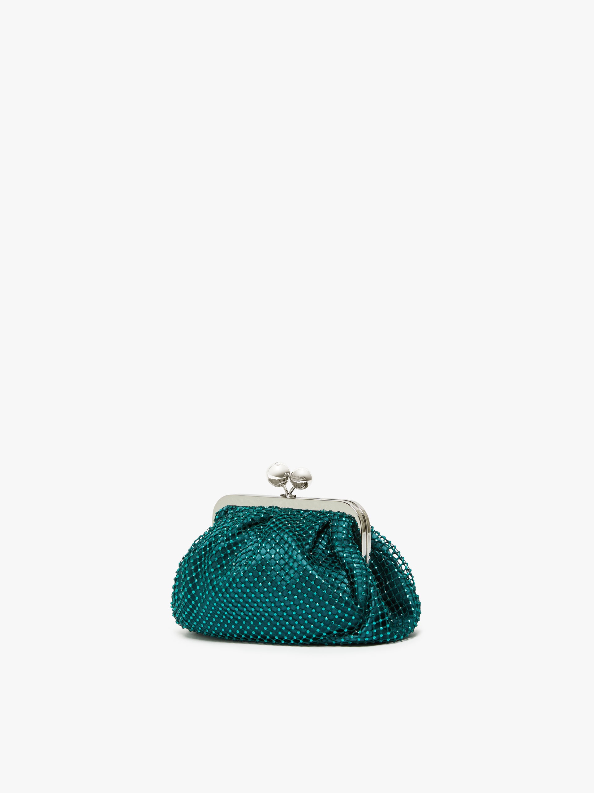 EDITA Small Pasticcino Bag in mesh and rhinestones - 2