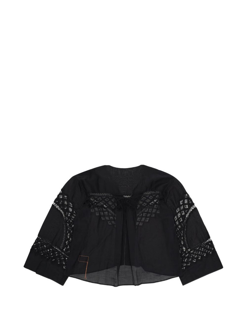 FORTELA intarsia beaded blouse outlook