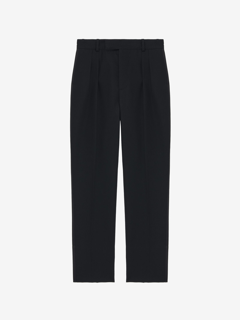 Wool Mohair Tailored Trousers 1