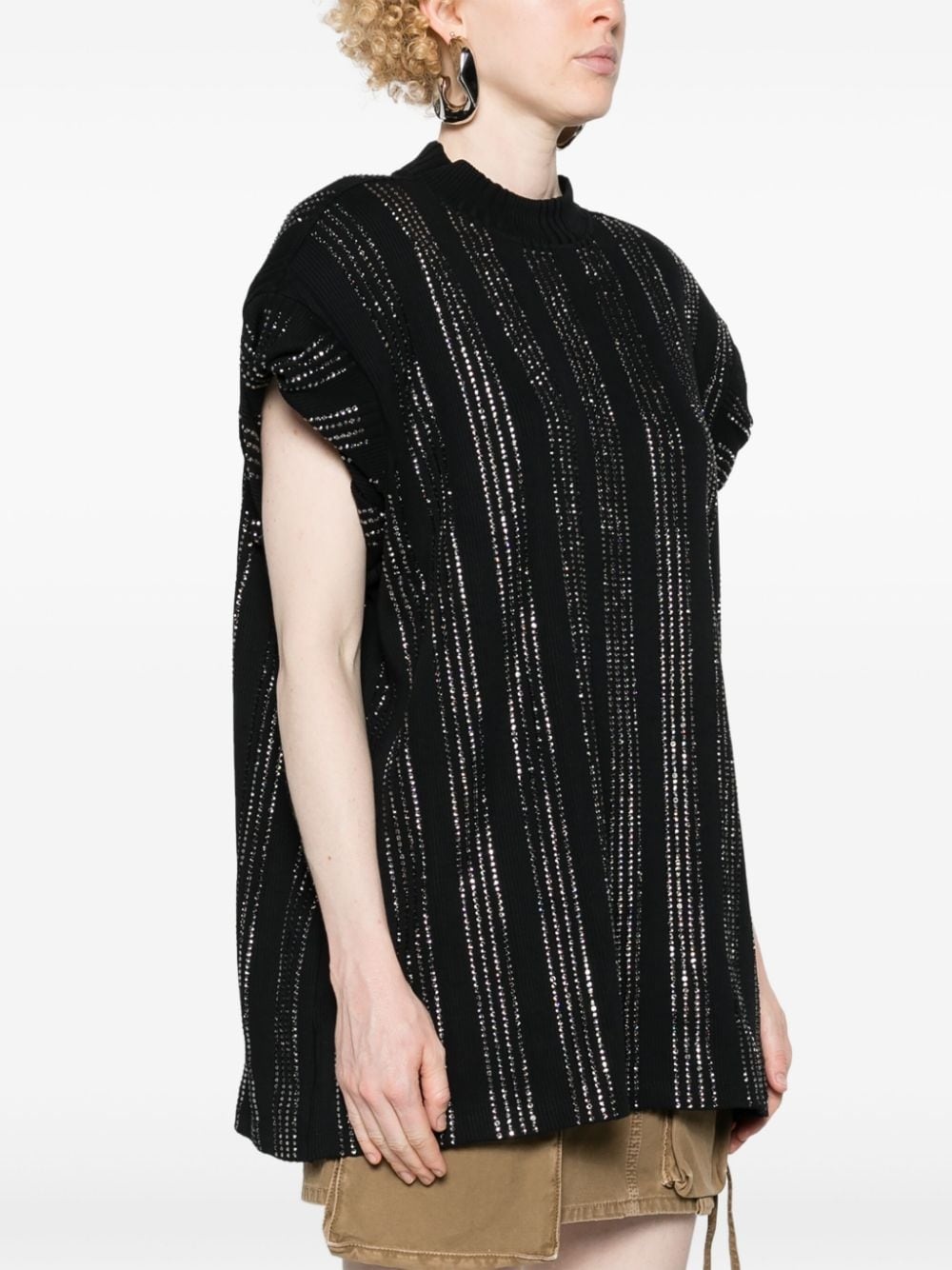 Laurie crystal-embellished T-shirt - 3