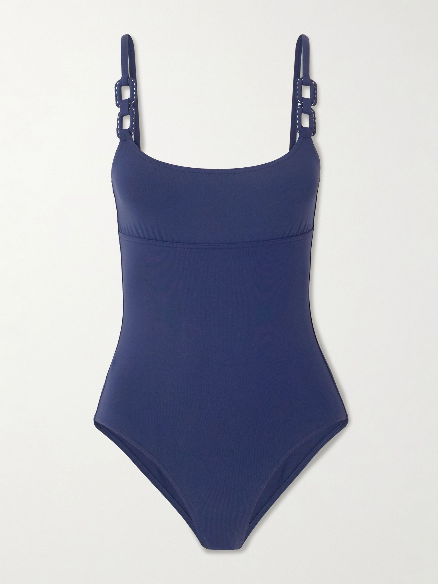 Ancre Côtier embellished swimsuit Navy - 1