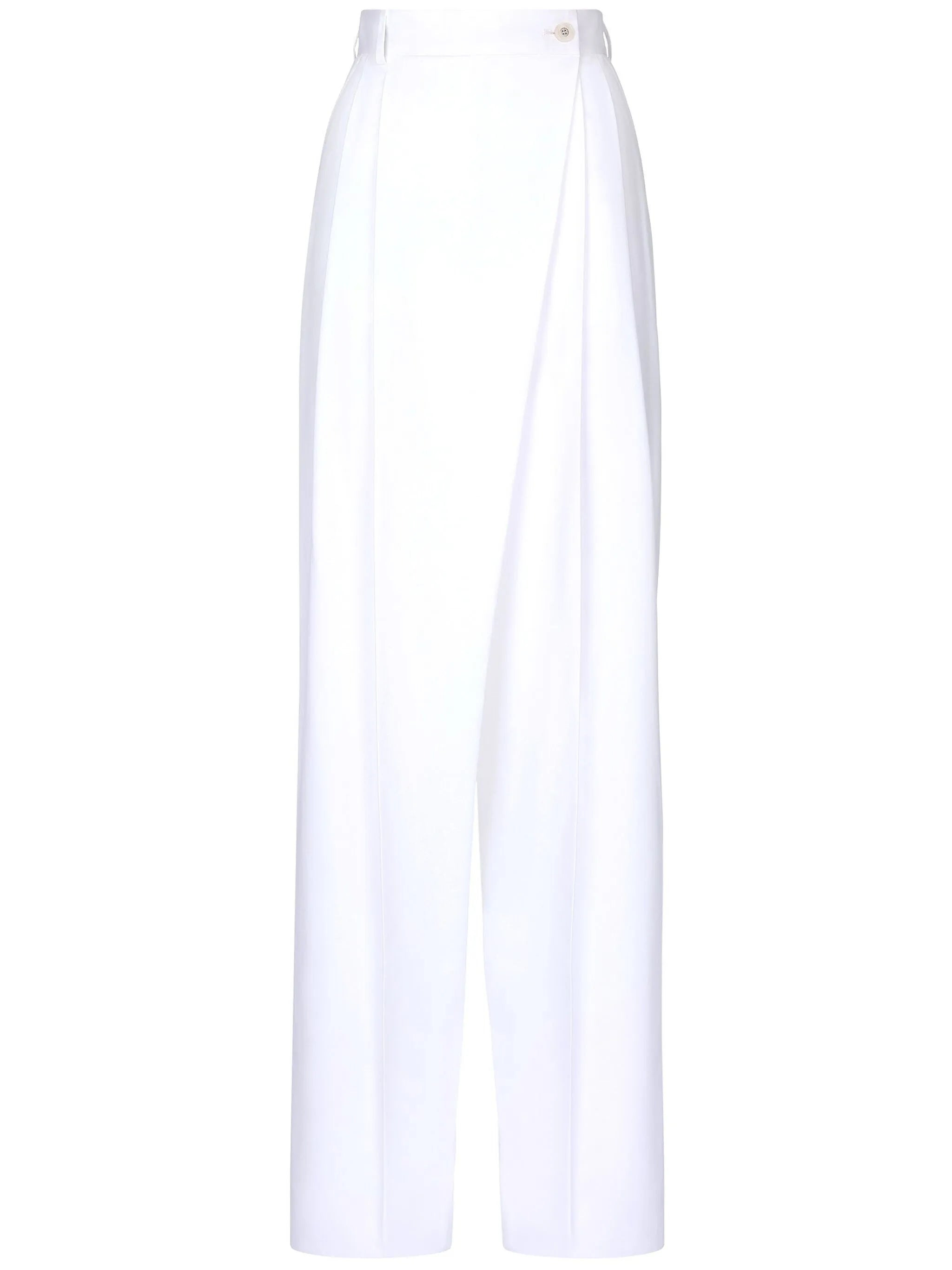 high-waist flared trousers - 1