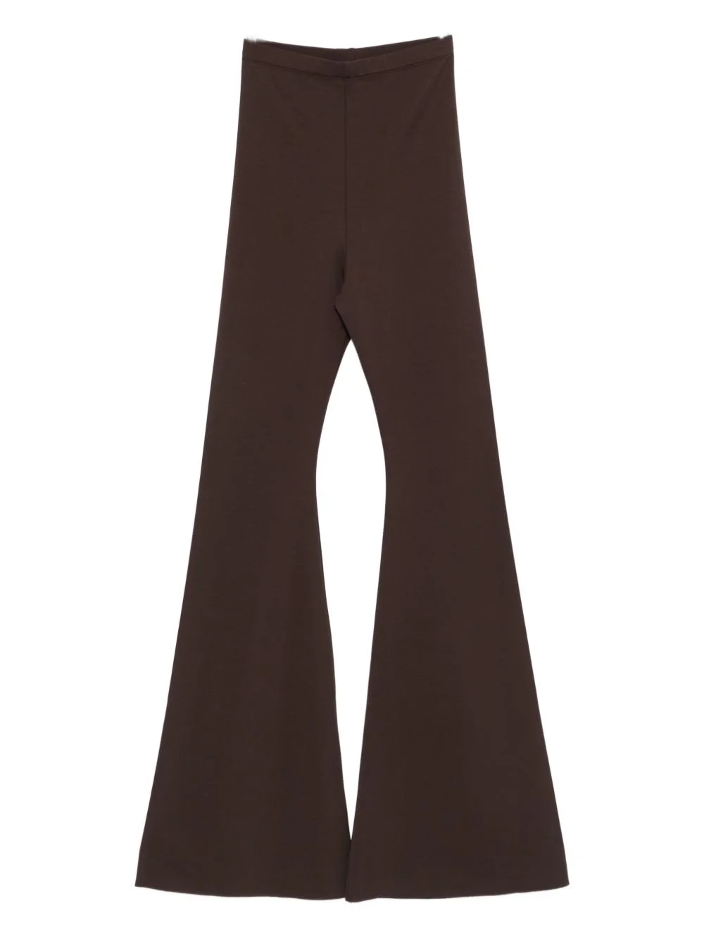 high-rise flared trousers - 1