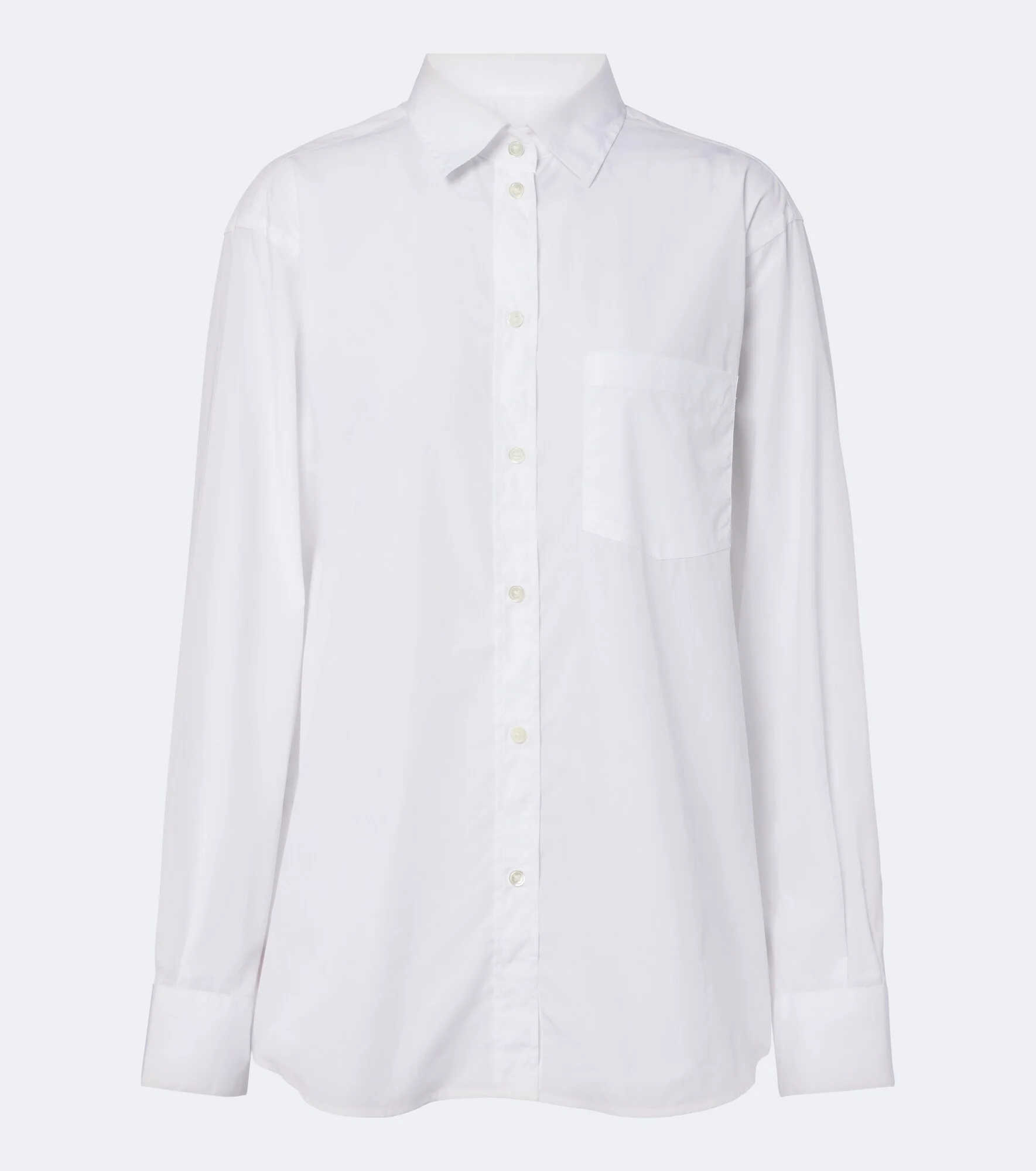 Cotton poplin shirt - 1