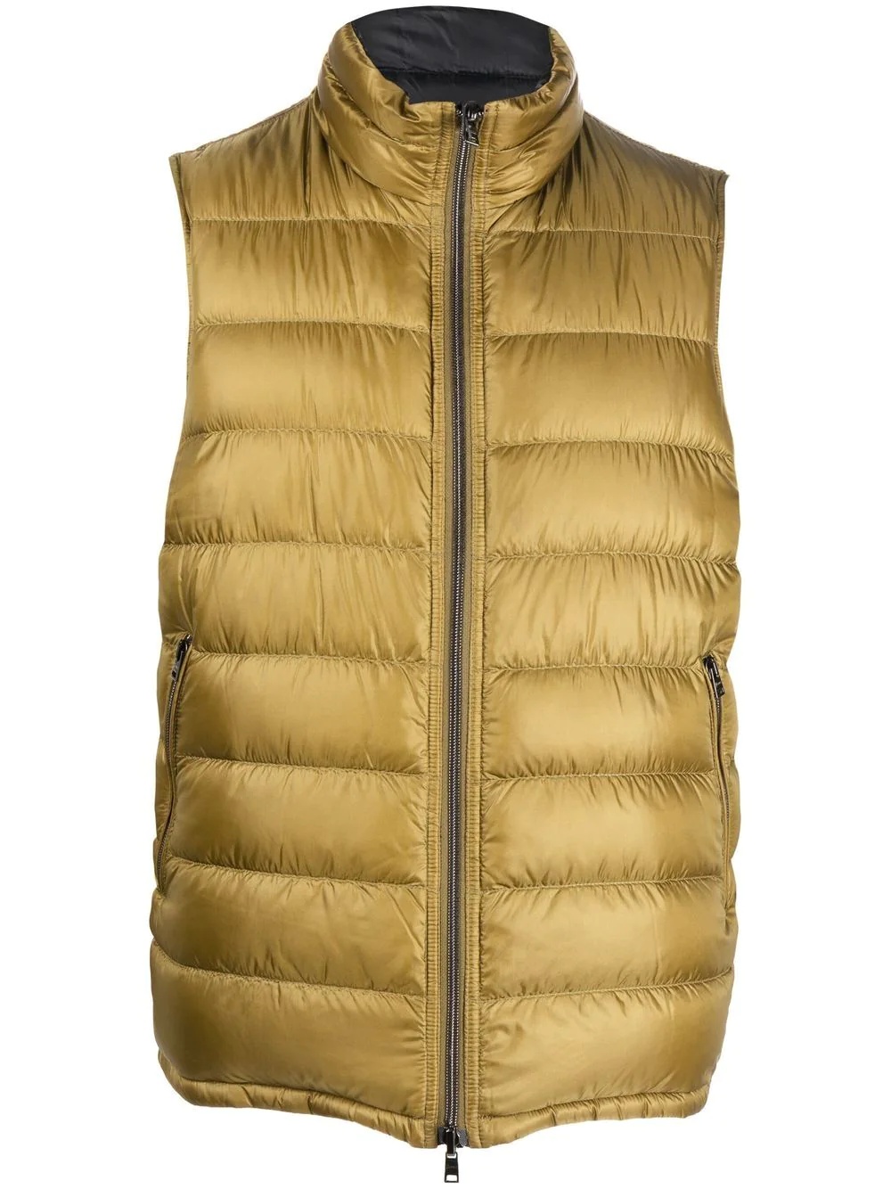 reversible padded down gilet - 1